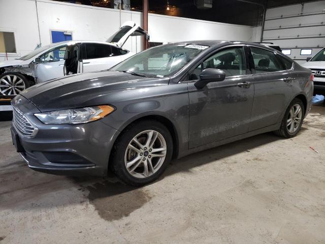 3FA6P0H74JR131284 - 2018 FORD FUSION SE GRAY photo 1