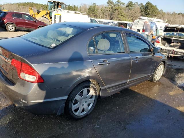 19XFA1F50BE049242 - 2011 HONDA CIVIC LX GRAY photo 3