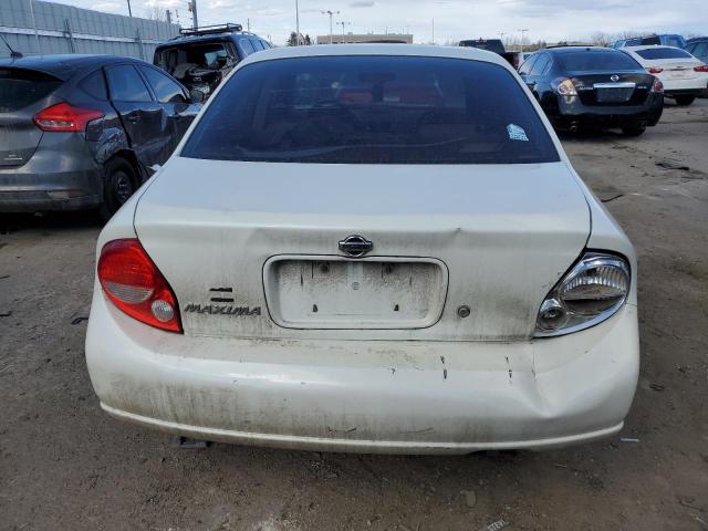 JN1CA31D91T811960 - 2001 NISSAN MAXIMA GXE WHITE photo 6