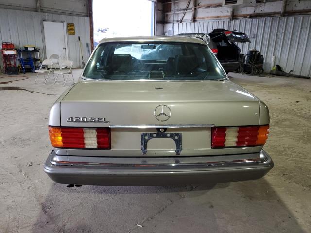 WDBCA35D2GA246302 - 1986 MERCEDES-BENZ 420 SEL GOLD photo 6