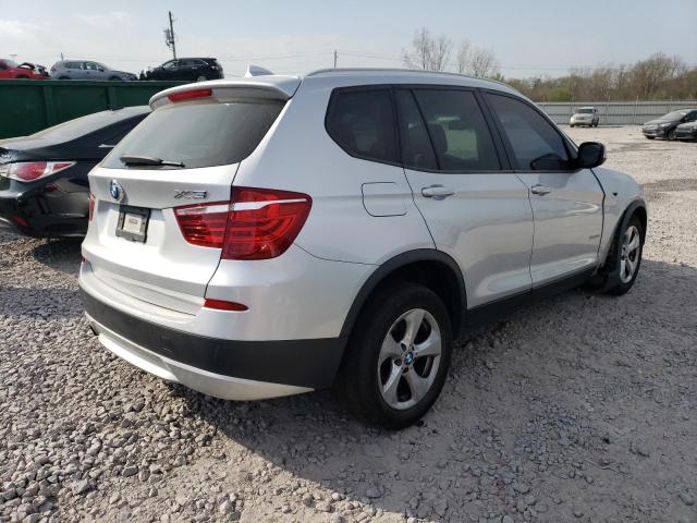 5UXWX5C57BL715156 - 2011 BMW X3 XDRIVE28I SILVER photo 3