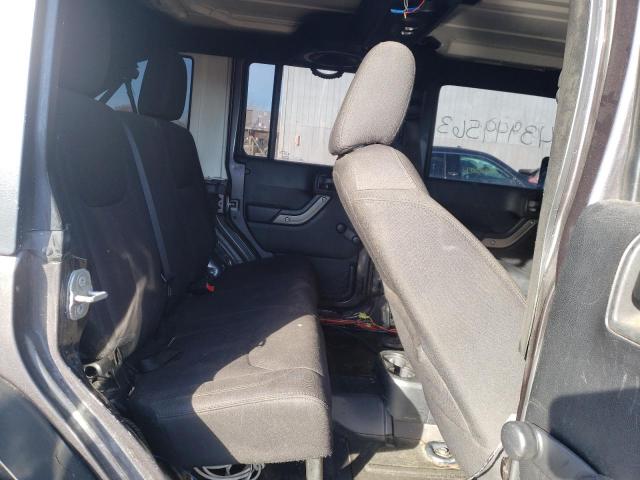 1C4BJWDG9EL301887 - 2014 JEEP WRANGLER U SPORT ნაცრისფერი ფოტო 11