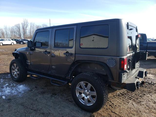 1C4BJWDG9EL301887 - 2014 JEEP WRANGLER U SPORT ნაცრისფერი ფოტო 2