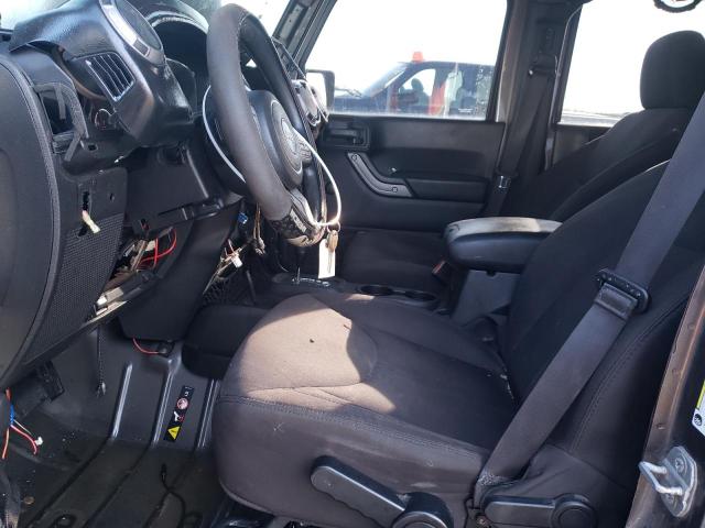 1C4BJWDG9EL301887 - 2014 JEEP WRANGLER U SPORT ნაცრისფერი ფოტო 7