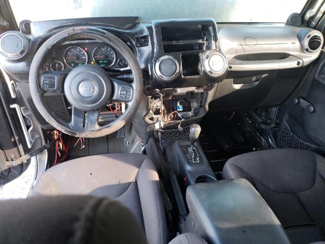 1C4BJWDG9EL301887 - 2014 JEEP WRANGLER U SPORT ნაცრისფერი ფოტო 8