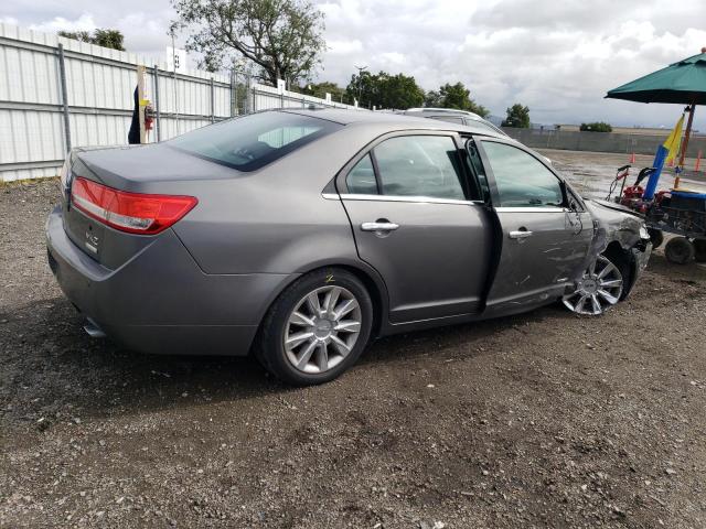 3LNDL2L34CR828952 - 2012 LINCOLN MKZ HYBRID GRAY photo 3