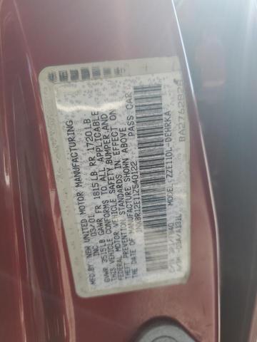 1NXBR12E11Z540122 - 2001 TOYOTA COROLLA CE RED photo 12