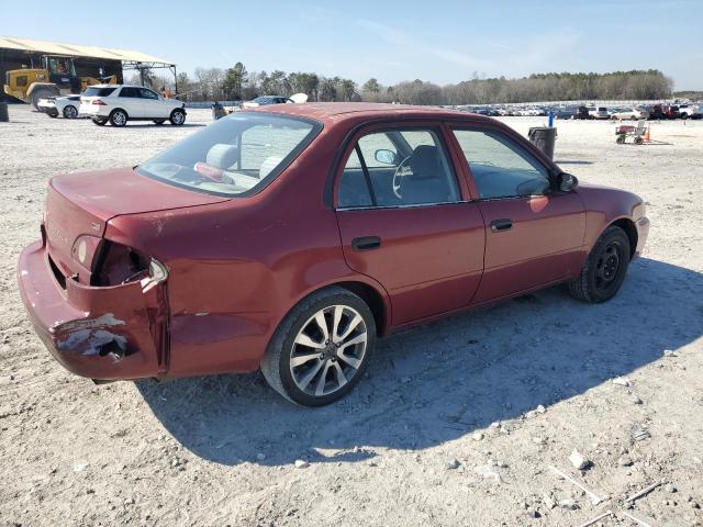 1NXBR12E11Z540122 - 2001 TOYOTA COROLLA CE RED photo 3