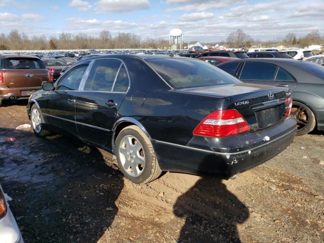 JTHBN36F055002878 - 2005 LEXUS LS 430 BLACK photo 2