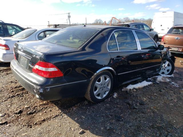 JTHBN36F055002878 - 2005 LEXUS LS 430 BLACK photo 3