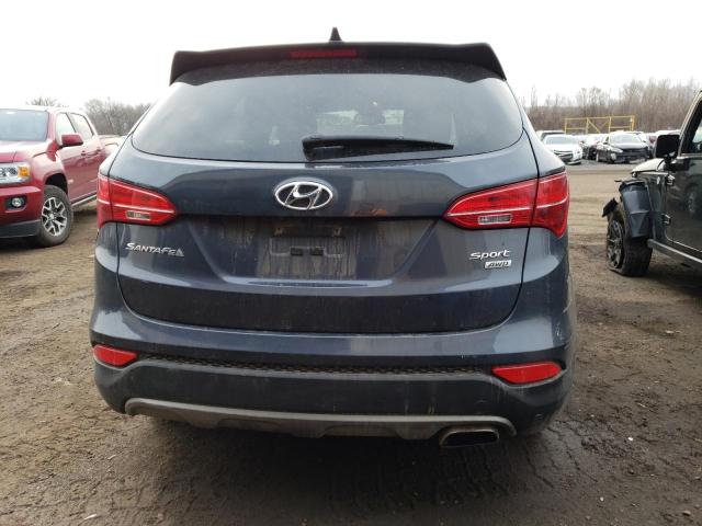 5XYZUDLB7EG220141 - 2014 HYUNDAI SANTA FE S GRAY photo 6