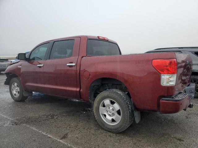 5TFHW5F15AX138463 - 2010 TOYOTA TUNDRA CREWMAX LIMITED BURGUNDY photo 2