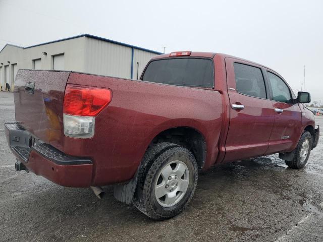 5TFHW5F15AX138463 - 2010 TOYOTA TUNDRA CREWMAX LIMITED BURGUNDY photo 3