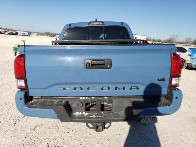 5TFAZ5CN3KX086705 - 2019 TOYOTA TACOMA DOUBLE CAB BLUE photo 6