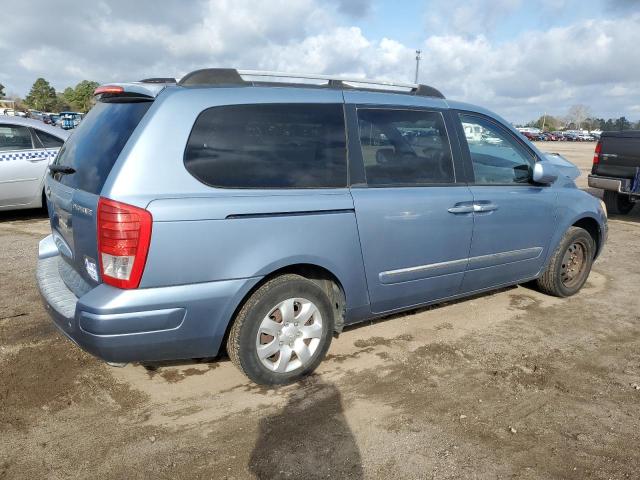 KNDMC233686051098 - 2008 HYUNDAI ENTOURAGE GLS BLUE photo 3