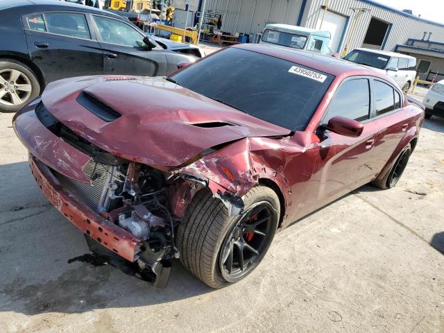 2C3CDXL99MH593271 - 2021 DODGE CHARGER SRT HELLCAT BURGUNDY photo 1