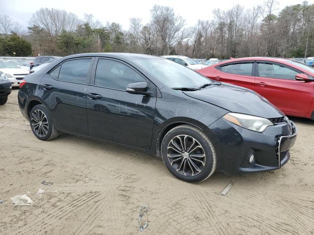 2T1BURHE8EC115153 - 2014 TOYOTA COROLLA L BLACK photo 4