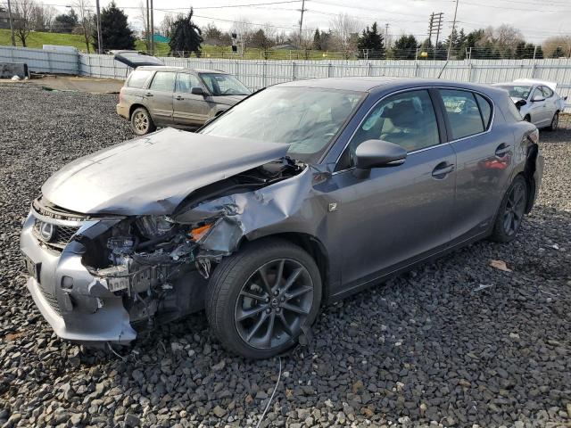 JTHKD5BH9D2127786 - 2013 LEXUS CT 200 GRAY photo 1