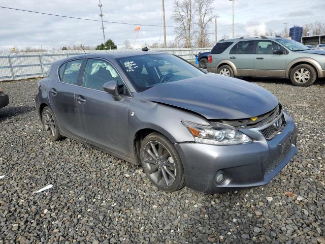 JTHKD5BH9D2127786 - 2013 LEXUS CT 200 GRAY photo 4