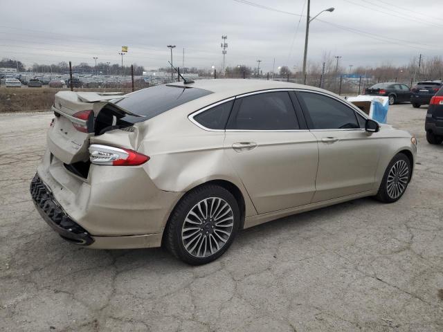 3FA6P0D98JR151187 - 2018 FORD FUSION TITANIUM/PLATINUM TAN photo 3