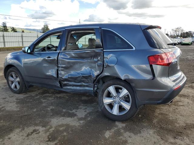 2HNYD2H62BH538123 - 2011 ACURA MDX TECHNOLOGY GRAY photo 2