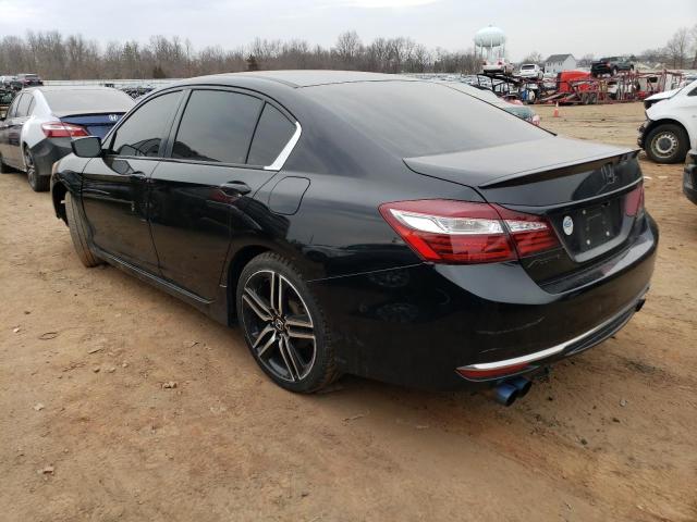 1HGCR2F57GA237852 - 2016 HONDA ACCORD SPORT BLACK photo 2