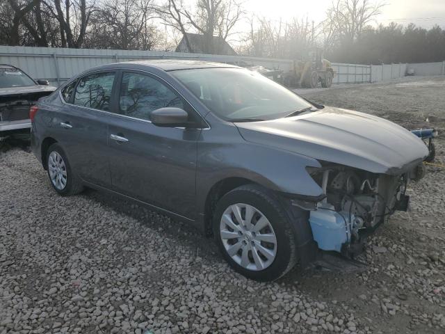 3N1AB7AP2KY424293 - 2019 NISSAN SENTRA S GRAY photo 4