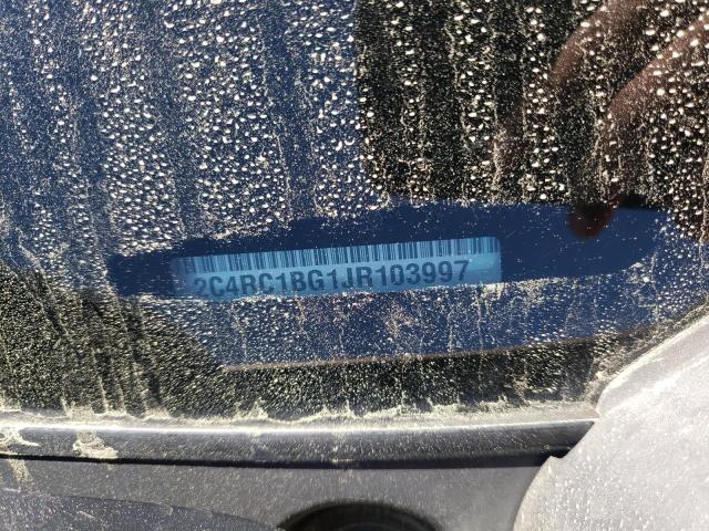 2C4RC1BG1JR103997 - 2018 CHRYSLER PACIFICA TOURING L Ոսկեգույն լուսանկար 12