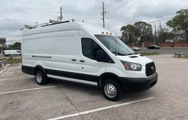 1FTBF4XM4KKB27302 - 2019 FORD TRANSIT T-350 HD WHITE photo 1