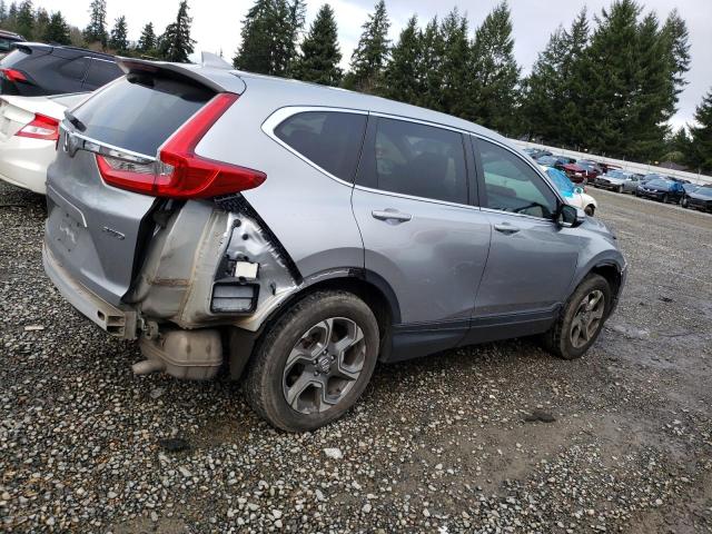 5J6RW2H8XKA010649 - 2019 HONDA CR-V EXL SILVER photo 3