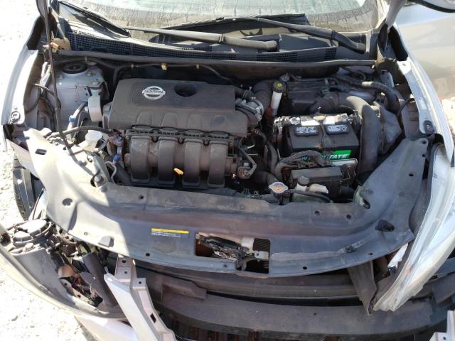 3N1AB7AP3DL627063 - 2013 NISSAN SENTRA S SILVER photo 11