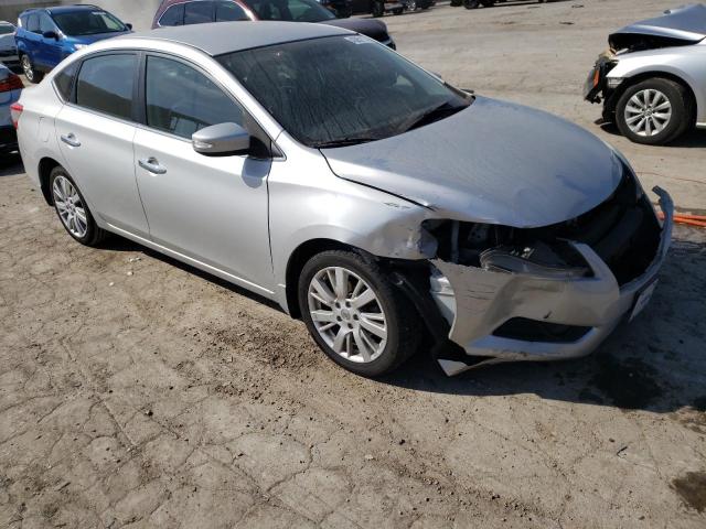 3N1AB7AP3DL627063 - 2013 NISSAN SENTRA S SILVER photo 4