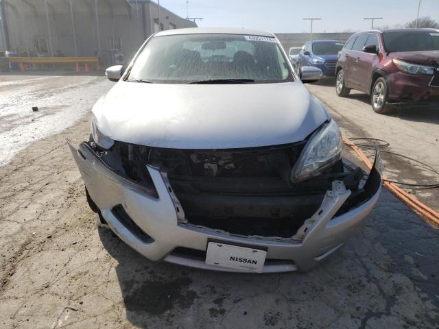 3N1AB7AP3DL627063 - 2013 NISSAN SENTRA S SILVER photo 5