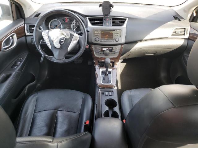 3N1AB7AP3DL627063 - 2013 NISSAN SENTRA S SILVER photo 8