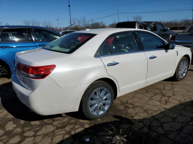 3LNHL2GC4AR643616 - 2010 LINCOLN MKZ WHITE photo 3