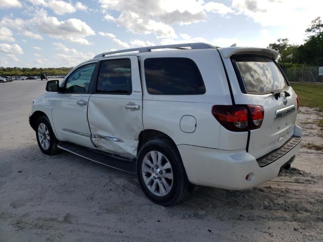 5TDDY5G10KS167626 - 2019 TOYOTA SEQUOIA PLATINUM WHITE photo 2