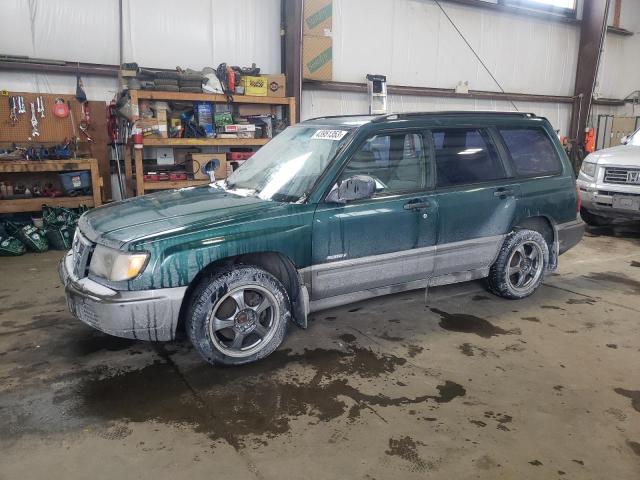 JF1SF6551WG764265 - 1998 SUBARU FORESTER S GREEN photo 1