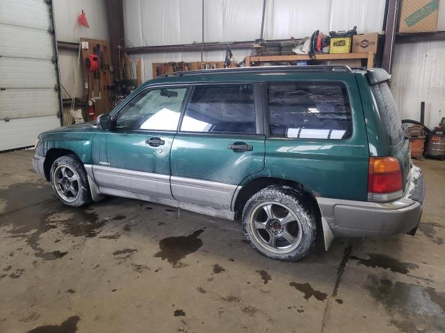 JF1SF6551WG764265 - 1998 SUBARU FORESTER S GREEN photo 2