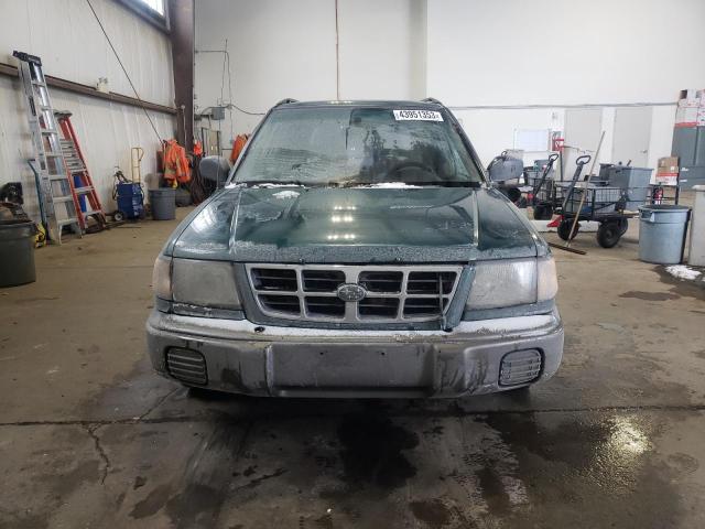 JF1SF6551WG764265 - 1998 SUBARU FORESTER S GREEN photo 5