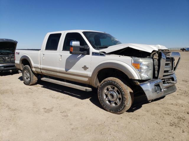 1FT8W3BT2DEB57449 - 2013 FORD F350 SUPER DUTY WHITE photo 4