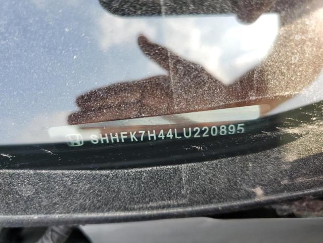 SHHFK7H44LU220895 - 2020 HONDA CIVIC SPORT 灰色 照片 12