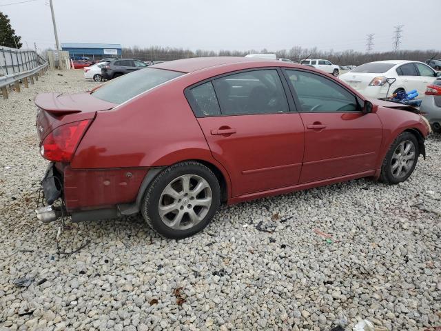 1N4BA41E27C833918 - 2007 NISSAN MAXIMA SE RED photo 3