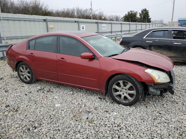 1N4BA41E27C833918 - 2007 NISSAN MAXIMA SE RED photo 4