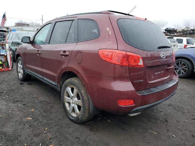 5NMSH73E49H306018 - 2009 HYUNDAI SANTA FE SE MAROON photo 2