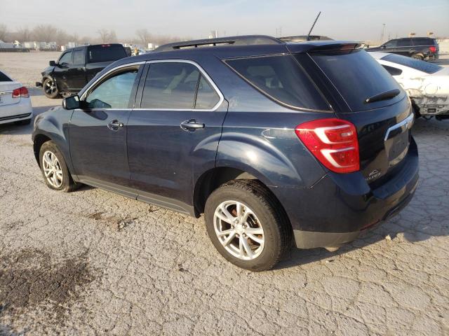 2GNALCEK1H1590871 - 2017 CHEVROLET EQUINOX LT BLUE photo 2