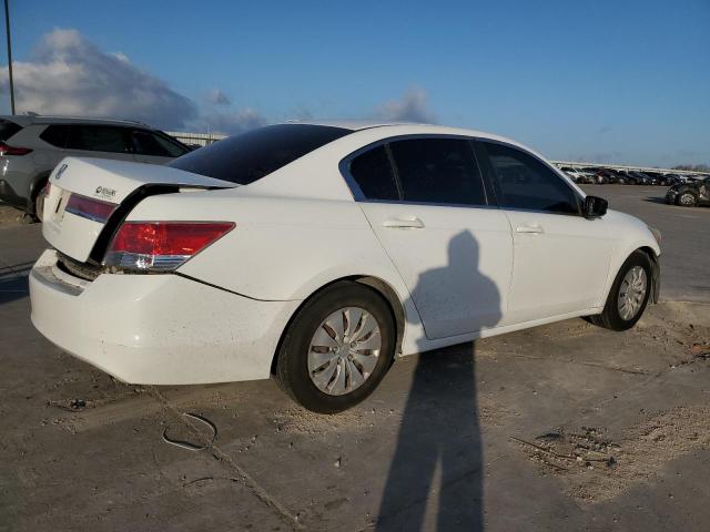 1HGCP2F38CA020339 - 2012 HONDA ACCORD LX WHITE photo 3