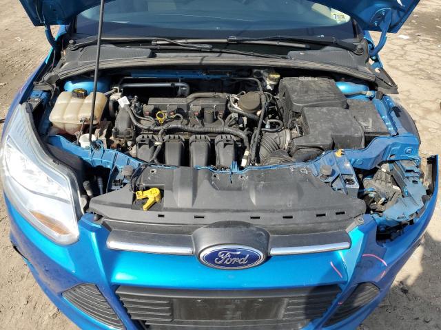 1FADP3F22EL418403 - 2014 FORD FOCUS SE BLUE photo 11