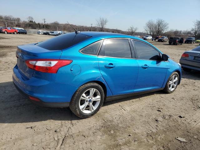 1FADP3F22EL418403 - 2014 FORD FOCUS SE BLUE photo 3