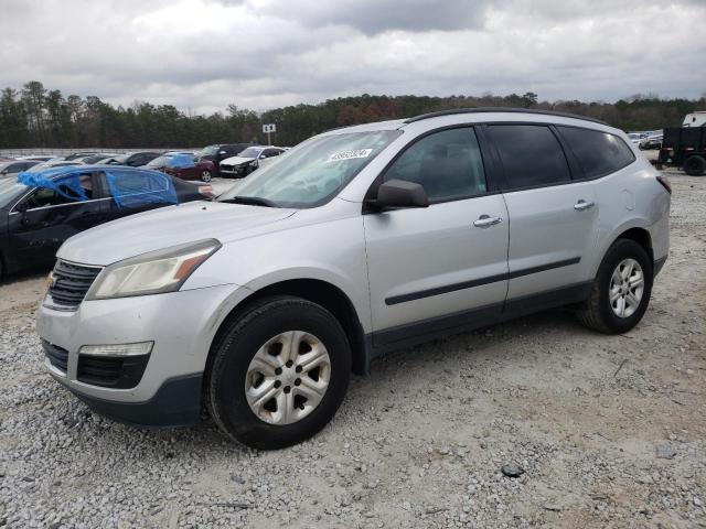 1GNKRFED9FJ315340 - 2015 CHEVROLET TRAVERSE LS SILVER photo 1