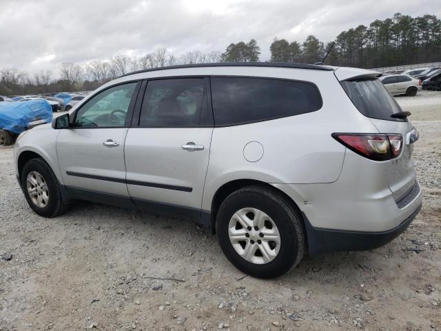 1GNKRFED9FJ315340 - 2015 CHEVROLET TRAVERSE LS SILVER photo 2